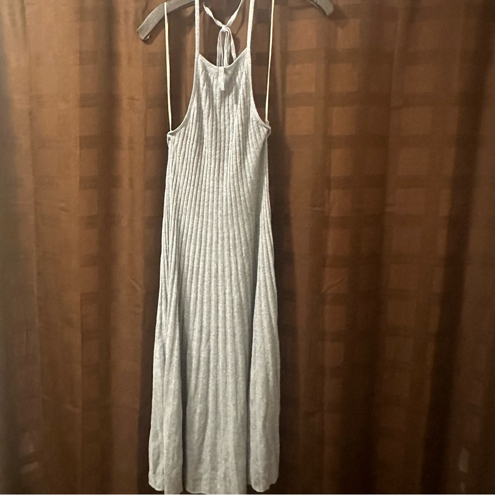 NWT Lou & Grey Knit Halter Light Blue Dress size Small reg $98